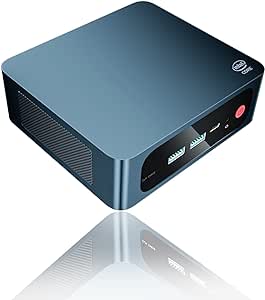 Mini PC Desktop Intel 8109U(Up to 3.6GHz) 16GB DDR4 500G NVME SSD for Working Micro PC, Support Mini Computer WOS Pro/HD 4K@60Hz Dual HDMI Output/WiFi 5/BT 4.0/Type-C/ RJ45