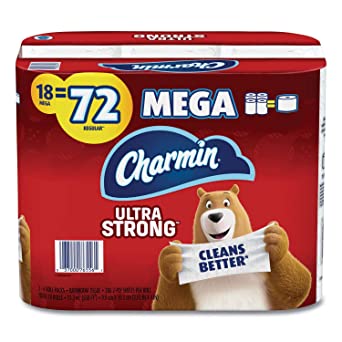 Charmin Ultra Soft Toilet Paper - 18 Mega Plus Rolls