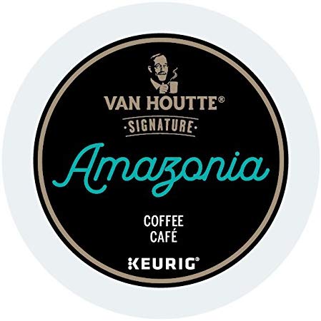 Van Houtte Amazonia Single Serve Keurig Certified Recyclable K-Cup pods for Keurig brewers, 24 Count