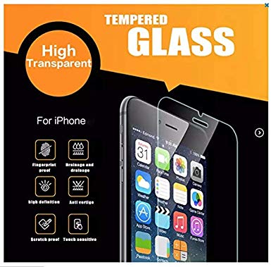 Screen Protector 9H for Apple iPhone 6, 6 , 6s, 6s , 7, 7 , 8, 8  X XS XR (3Pack). HD .25D.3mm Thin. Anti Shatter Glass. [Easy Install] (iPhone 6 , 7 , 8 )