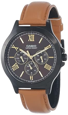 Casio Analog Brown Dial Men's Watch-MTP-V300BL-5AUDF