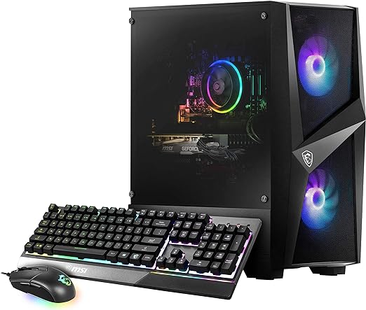 MSI Codex R (Tower) Gaming Desktop, Intel Core i7-12700F, GeForce RTX 3060, 16GB Memory (Dual-CHL), 1TD PCIE SSD, RGB Fan Cooling, WiFi 6, BT 5.2, Windows 11 Home, Codex R 12TC-061CA