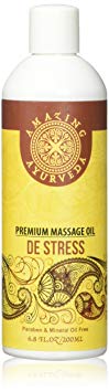 Amazing Ayurveda De-stress Massage Oil 6.8 Fl.oz