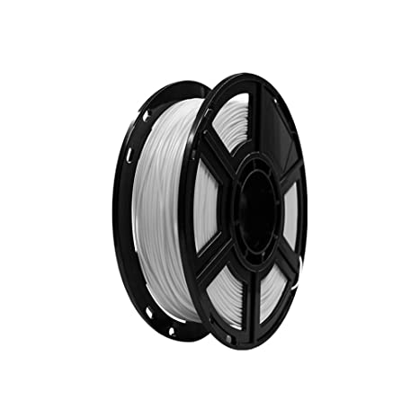 Flashforge PLA 1.75mm 3D Printer Filaments 0.5kg Spool-Dimensional Accuracy  /- 0.05mm for Finder and Creator Pro (White)