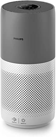 Philips Expert Series 2000i Connected Air Purifier, Removes 99.97% of Ultrafine Particles, Intelligent Air Purification, Anti-Allergen, Reduces Odours, Integrated HEPA & Active Carbon Filter-AC2936/33