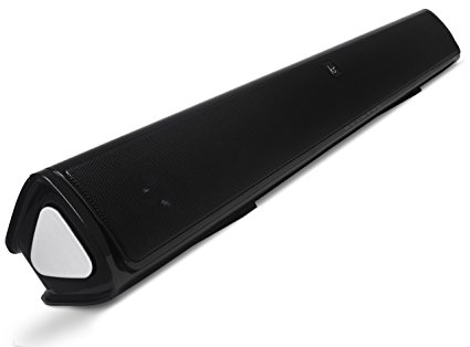 KitSound Ovation Soundbar Speaker System with Bluetooth for All TV's (Samsung/Panasonic/LG/Sony/Phillips) - Black
