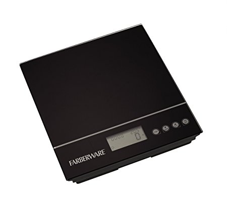 Farberware 5122579 Professional Electronic Kitchen Scale, Black