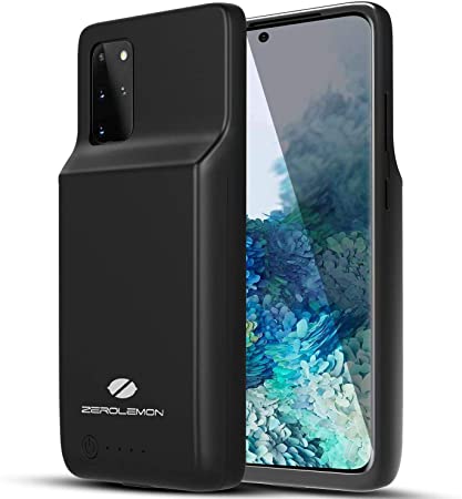 ZEROLEMON Galaxy S20  Battery Case 8000mAh, Qi Wireless Charging Supported, Ultra Power Extended Battery Charger Case for Galaxy S20 Plus - Black