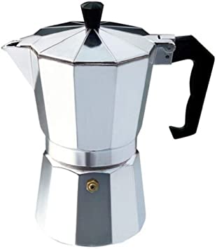 Bialetti 6 Cup Moka Stovetop Espresso Maker, Aluminium Stovetop Coffee,Moka Pot Coffee Maker (Silver)