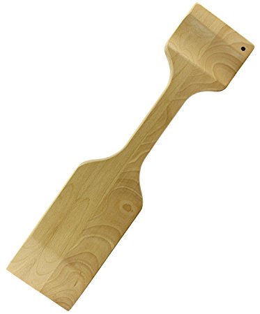 Heavy Duty Wooden BBQ Grill Scraper, 20-Inch Long by 5-Inch Diameter, Customize to Your Grill