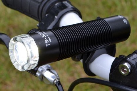 Extreme Bright LED Bike Light Bicycle Headlight/Flashlight Combo - Integrated USB Rechargeable Battey to Save Cost - Side Illumination for Added Visibility - Perfect Safety Accessory for Children's or Sports Bikes & Scooters - Durable Aircraft Aluminum Body - Removable for use as a Everyday Carry Flashlight!