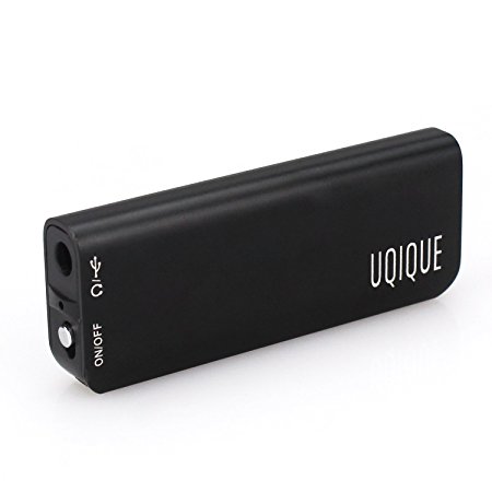 Digital Voice Recorder USB by Uqique - Portable Small Recording Device with Voice Activated Feature for Lecture & Meeting Recording