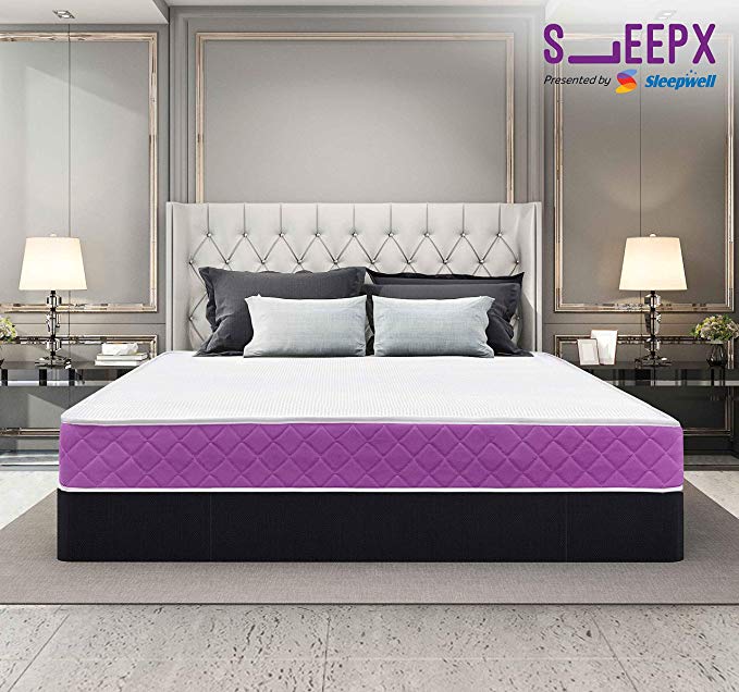 SleepX Presented by Sleepwell Ortho mattress - Memory foam (78*60*8 Inches)