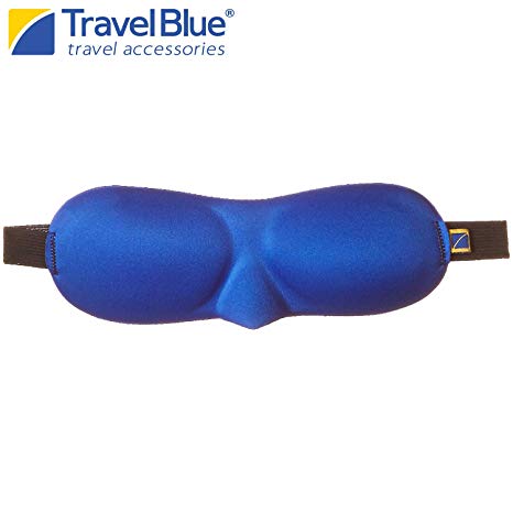 Travel Blue  Ultimate Luxurious Eye Mask, Blue, One Size