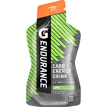 Gatorade Endurance Carb Energy Drink, Lime, 4 Ounces (Pack of 10)