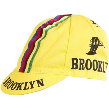 Giordana 2016 Brooklyn Team Cycling Cap - World Stripes - gi-s2-coca-brok
