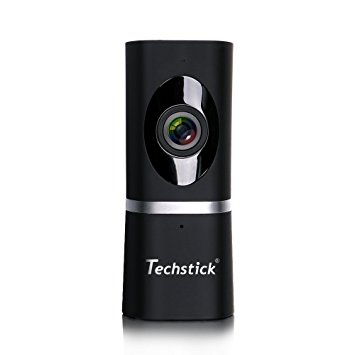 Techstick Wireless Security Wifi Camera / Smart Baby Monitor / Surveillance Security Camera Night Vision, Record Video, Two-way Audio, Motion Detection, Alert messages for iOS Android Smartphone