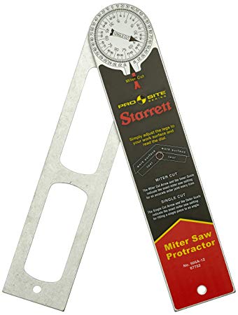 Starrett 505A 12-inch Aluminium Pro-Site Protractor