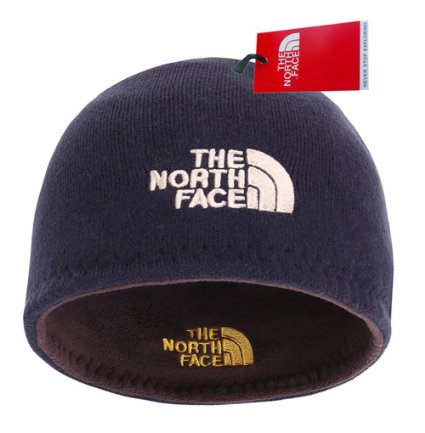 The North Face Winter Thicken Polar Fleece Knit Ski Reversible Beanie Hat