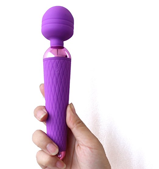 MEIPER® Mini Magic Wand Power Massager Wireless, (Purple)