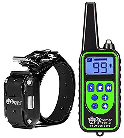 eXtreme G2 Dog Training Collar with Remote for Dog Obedience Training Dogs and Puppies 25 to 100 lbs - 330 Yard Range w/ Multiple Training Modes
