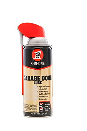 3-IN-ONE - 100581 Professional Garage Door Lubricant with Smart Straw Sprays 2 Ways, 11 OZ