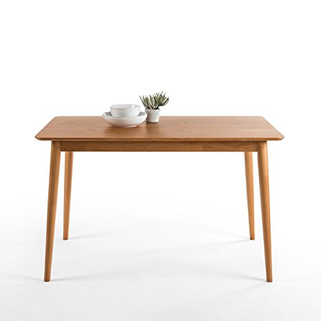 Zinus Mid-Century Modern Wood Dining Table / Natural