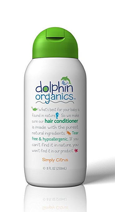 Dolphin Organics Hypoallergenic Simply Citrus Conditioner, 8oz.