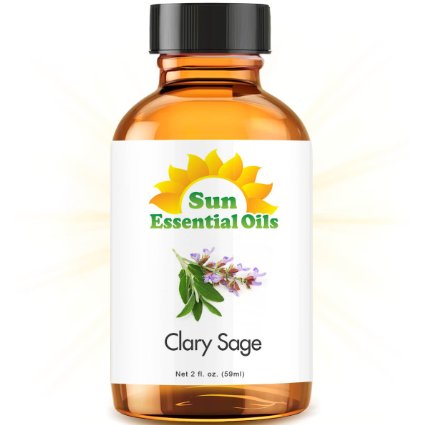 Clary Sage (2 fl oz) Best Essential Oil - 2 ounces (59ml)
