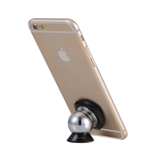 Car Mount CeeOne Dashboard Magnetic Smartphone Holder 360 Degree Rotatable Cradle Mount Kit for iPhone se 6s 6 Plus Samsung Galaxy S7 S7 Edge S6 Edge Xiaomi Mi5 and Other Android Devices