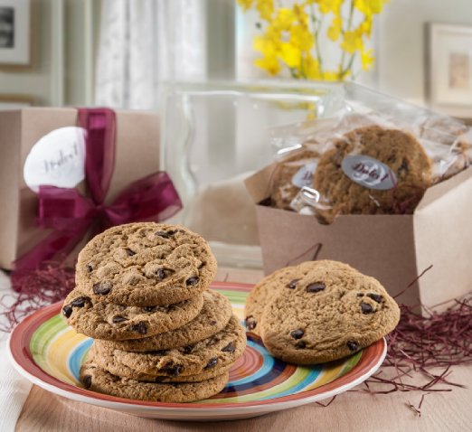 Chocolate Chip Cookie Gift Baskets-12 Count