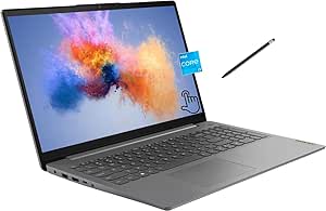 Lenovo IdeaPad 3i laptop, 15.6" FHD Touchscreen, Intel Core i3-1115G4, Intel UHD Graphics, 8GB RAM, 512GB SSD, HDMI, SD Card Reader, Bluetooth, Wi-Fi 6, Windows 11 S, with 5ave Stylus Pen