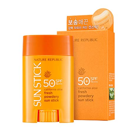 Nature Republic California Aloe Fresh Powdery Sun Stick SPF50  PA     22g / 0.77 oz.