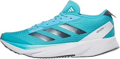 adidas Adizero Sl Lucid Cyan/Black Blue Metallic/Wonder Silver 8 D (M)