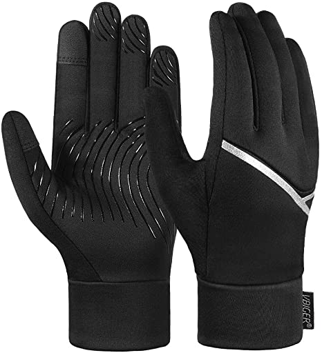 VBIGER Running Gloves Men Women Sports Winter Warm Gloves With Touch Screen & Anti-slip Function for Running Hiking Cycling Outdoor Activities