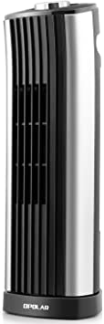 Mini Tower Fan 14 inch with Smooth Oscillation, Personal Desktop Fan Whisper Quiet, Ultra-Silm, 2 Settings, Ideal for Office Home Desk Use