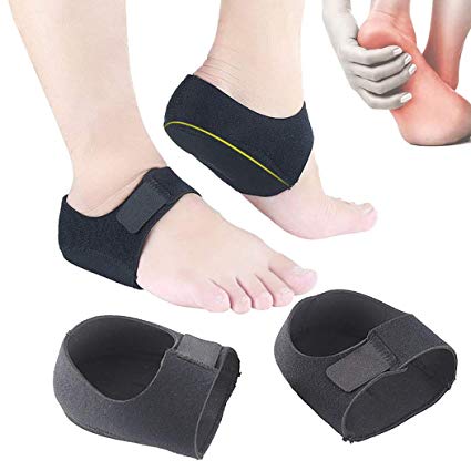 Kapmore Heel Cups Heel Socks Heel Protectors Plantar Fasciitis Inserts Pads for Heel Pain, Heal Dry Cracked Heels, Achilles Tendinitis