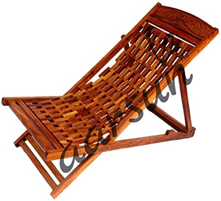 Aarsun Woods Folding Garden Chair In Sheesham Wood