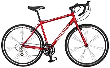 Schwinn Men's Axios CX 700c Drop Bar Bicycle, Red, 18-Inch Frame