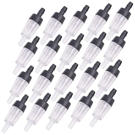 BCP Pack of 20 PCS Non-return Plastic Aquarium Air Pump Check Valves / Fish Tank Aquarium