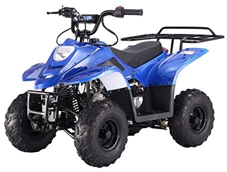 X-PRO 110cc ATV Quads Youth ATV Kids Quad ATVs 4 Wheeler (Blue)