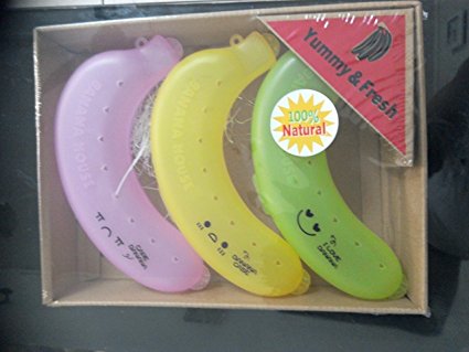 Cute Banana Fruit Protector Guard Container Storage Case Lunch Trip Outdoor Box