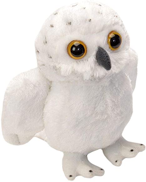 Wild Republic 19462 Hug'ems Soft, Gifts for Kids, Snowy Owl, Cuddly Toy 18cm, Multi