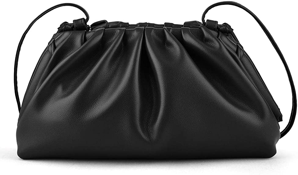 Crossbody Bag for Women Trendy Dumpling Shoulder Purse Cloud Handbag Lightweight Vegan Leather Wallet with Detachable Strap
