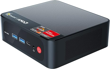 Beelink SER5 PRO Mini PC, Mini Desktop Computer with AMD Ryzen 7 5700U(8C/16T, Max 4.3GHz), 16G SO-DIMM DDR4   500G M.2 2280 PCIe 3.0X4 SSD, WiFi 6, BT 5.2, 1000Mbps, Triple Screen Display