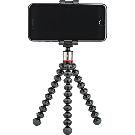 GripTight ONE GorillaPod Stand: Flexible Tripod and Mount for Smartphones from iPhone SE to iPhone 8 Plus, Google Pixel, Samsung Galaxy S8 and More