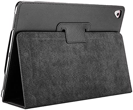 iPad 9.7 Case 2018/2017, iPad Air/Air2/Pro 9.7inch Smart Cover Case PU Leather Slim with Auto Wake/Sleep Function Viewing and Writing Stand for iPad Air/Air 2/Pro(9.7") (Black)