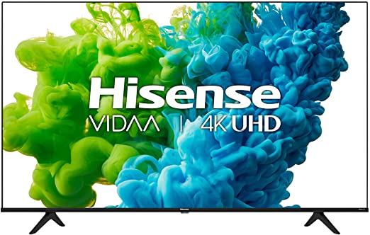 Hisense 55A6GV - 55 inch 4K Ultra HD Dolby Vision HDR10 VIDAA TV with Bluetooth, DTS TruSurround, 3HDMI(Canada Model), Black