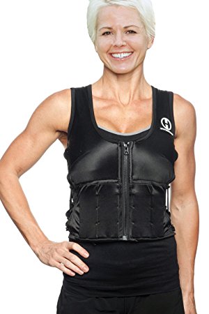 Hyperwear Hyper Vest SXY Women's 5-Pound Adjustable Weighted Vest for Fitness Workouts
