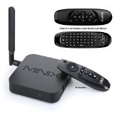 MINIX Neo U1 Android Lollipop 511 Smart TV Box XBMC Amlogic S905 Quad-core HDMI20 2GB16GB Dual-Band 2x2 MIMO WiFi Gigabit Ethernet Bluetooth 41  Free Plater C120 Double-sided Wireless Air Mouse